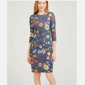 J McLaughlin Sophia Dragonfly Garden Dress
